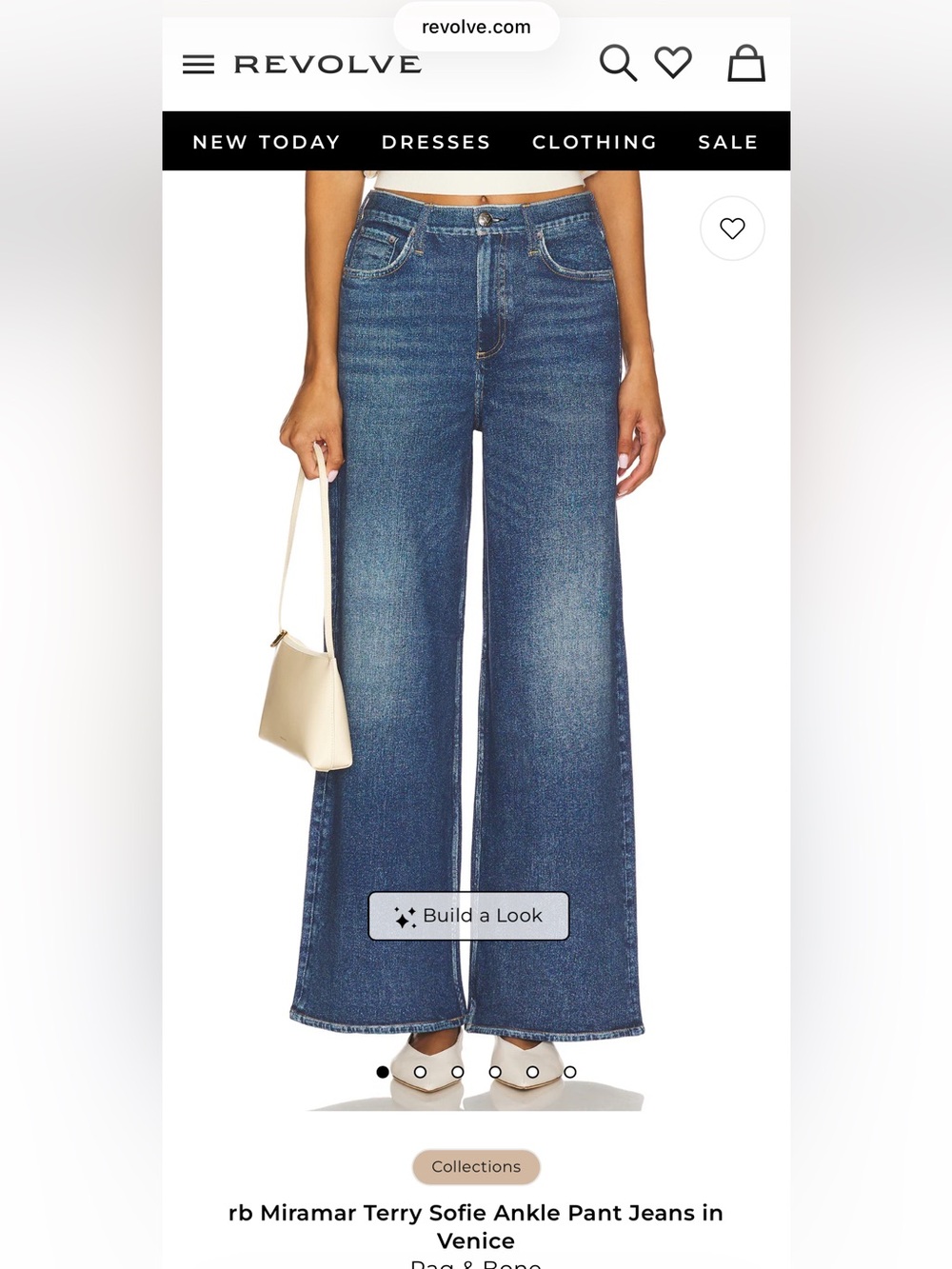 Rag & Bone Miramar Terry Sofie Wide Leg